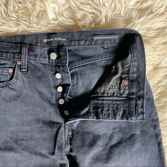 Aritzia Denim Forum The Patti Mid Rise Straight 31L, Size 27 - Picture 3 of 4